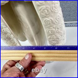 GOEBEL HUMMEL White Porcelain Praying Madonna West Germany HM 55 13 Floral Cape