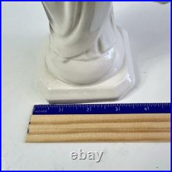 GOEBEL HUMMEL White Porcelain Praying Madonna West Germany HM 55 13 Floral Cape
