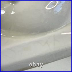 GOEBEL HUMMEL White Porcelain Praying Madonna West Germany HM 55 13 Floral Cape