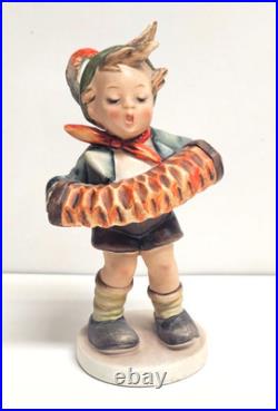 GOEBEL Hummel ACCORDION BOY #185. TMK1 US ZONE + CROWN RARE