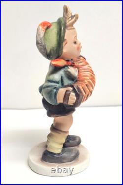 GOEBEL Hummel ACCORDION BOY #185. TMK1 US ZONE + CROWN RARE