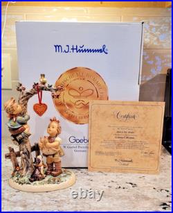 GOEBEL Hummel Century Figurine # 766 HERE'S MY HEART New in box with Certificate