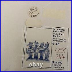 GOEBEL Hummel WE WISH YOU THE BEST Vintage 1991 COA #600 Booklet Original Box