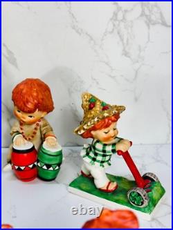 GOEBEL Hummel W Germany Charlot Byj Red Head Figurine Lot Of 8