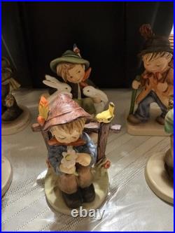 Germany Goebel Hummel Figures 6 Boys Various Years No Box's Cheap 4 Collector