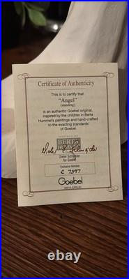 Goebel Angel Figurine Limited Edition C 7317 Berta Hummel Inspo- with Cert