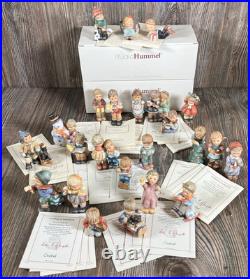 Goebel Berta Hummel Ornaments 24 Lot Porcelain Christmas with COAs and Boxes