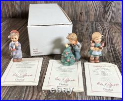 Goebel Berta Hummel Ornaments 24 Lot Porcelain Christmas with COAs and Boxes