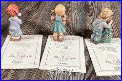 Goebel Berta Hummel Ornaments 24 Lot Porcelain Christmas with COAs and Boxes