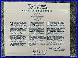Goebel Century Collection Hummel Let's Tell The World #487 TMK 6 Signed