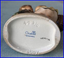 Goebel Collectible Porcelain Kids Figurine, Vintage German Cultural Decor Gifts