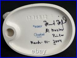 Goebel Disney Minnie Goose Girl Signed by # 1 MASTER PAINTER 2004 Rare & EXC