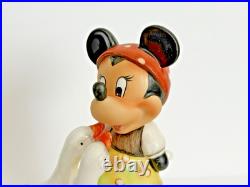 Goebel Disney Minnie Goose Girl Signed by # 1 MASTER PAINTER 2004 Rare & EXC