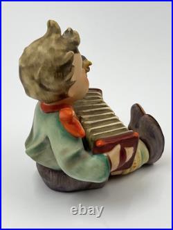 Goebel Germany Hummel Little Boy Figurine Vintage, Playing Accordion with bird Goebel Germany Hummel Little Boy Figurine Vintage, Playing Accordion with bird