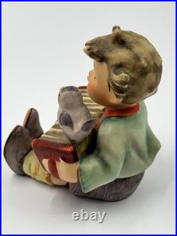 Goebel Germany Hummel Little Boy Figurine Vintage, Playing Accordion with bird Goebel Germany Hummel Little Boy Figurine Vintage, Playing Accordion with bird