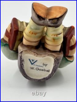 Goebel Germany Hummel Little Boy Figurine Vintage, Playing Accordion with bird Goebel Germany Hummel Little Boy Figurine Vintage, Playing Accordion with bird