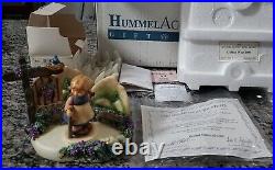 Goebel Golden West 2000 #1031-D HummelscapesT withHum #768 Pixie 2pc. Gift Set New