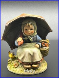 Goebel HUMMEL W. Germany 5 Figurine Umbrella Girl SMILING THROUGH Sp Ed 1983