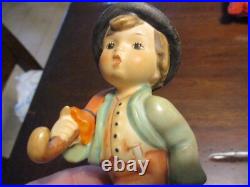 Goebel HUMMEL West Germany Bumblebee Figurine Merry Wanderer 5' Goebel HUMMEL West Germany Bumblebee Figurine Merry Wanderer 5'