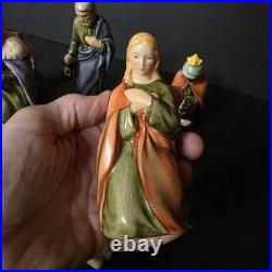 Goebel Hummel 10pc Nativity Figurine Set Germany 1955-60 One Repair Read Descrip