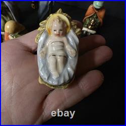 Goebel Hummel 10pc Nativity Figurine Set Germany 1955-60 One Repair Read Descrip