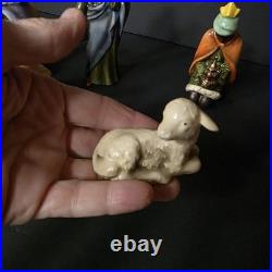 Goebel Hummel 10pc Nativity Figurine Set Germany 1955-60 One Repair Read Descrip