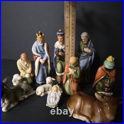 Goebel Hummel 10pc Nativity Figurine Set Germany 1955-60 One Repair Read Descrip
