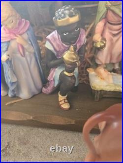 Goebel Hummel 10pc Porcelain Nativity Set Christmas Figurines W. Germany