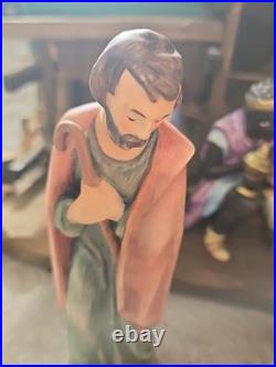 Goebel Hummel 10pc Porcelain Nativity Set Christmas Figurines W. Germany