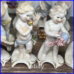Goebel Hummel 12 Month Lot Set RARE cherub holiday Porcelain birth months