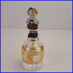 Goebel Hummel 12 Piece Wine Glass, Candle Holder, and Glass Bell Set, Germany