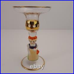 Goebel Hummel 12 Piece Wine Glass, Candle Holder, and Glass Bell Set, Germany