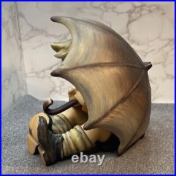 Goebel Hummel 152A Umbrella Boy Large 8 Tall, Small Chip See Photos W Germany