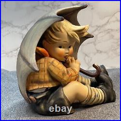 Goebel Hummel 152A Umbrella Boy Large 8 Tall, Small Chip See Photos W Germany