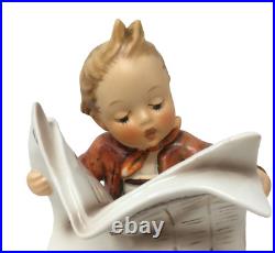 Goebel Hummel 184 Latest News Stars and Stripes TMK7 Figurine with COA Mint in Box