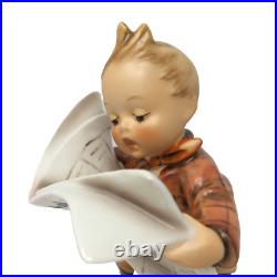 Goebel Hummel 184 Latest News Stars and Stripes TMK7 Figurine with COA Mint in Box