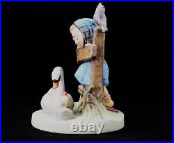 Goebel Hummel 1956 Feathered Friends Girl & Swan #344 Figurine