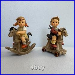 Goebel Hummel 2020 2021 Riding Lesson Cowboy Corral Figurines TMK8 First Issue