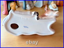 Goebel Hummel #214 Large Porcelain Nativity Set 12 Pc W. Germany-Very Good Cond