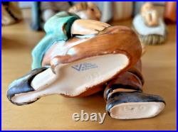 Goebel Hummel #214 Large Porcelain Nativity Set 12 Pc W. Germany-Very Good Cond