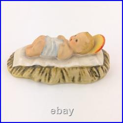 Goebel Hummel 214 Nativity Set 11pc TMK-4 3-Line Mark Large Vintage W Germany