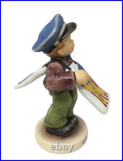 Goebel Hummel 2153 God Bless America Support Our Troops with COA Mint in Box