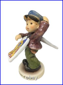 Goebel Hummel 2153 God Bless America Support Our Troops with COA Mint in Box