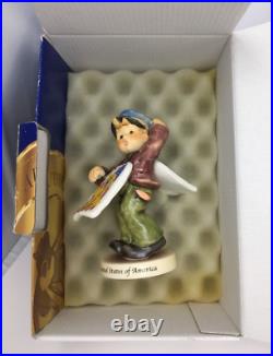 Goebel Hummel 2153 God Bless America Support Our Troops with COA Mint in Box