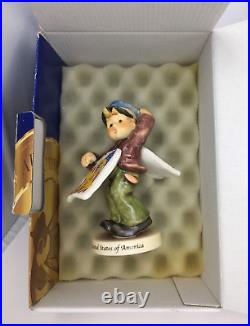 Goebel Hummel 2153 God Bless America Support Our Troops with COA Mint in Box