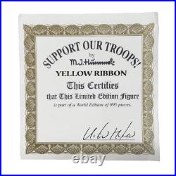 Goebel Hummel 2153 God Bless America Support Our Troops with COA Mint in Box