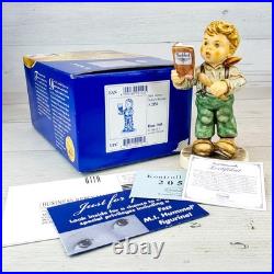 Goebel Hummel 2168 Today's Recipe 4.25 Figurine w Box & COA First Issue 2003 Goebel Hummel 2168 Today's Recipe 4.25 Figurine w Box & COA First Issue 2003