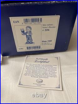 Goebel Hummel #2168 Today's Recipe 5.5 Figurine w Box & COA First Issue 2003