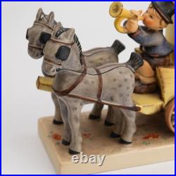 Goebel Hummel #226 The Mail Is Here Stagecoach Figurine TMK-6 W Germany