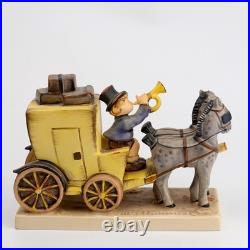 Goebel Hummel #226 The Mail Is Here Stagecoach Figurine TMK-6 W Germany